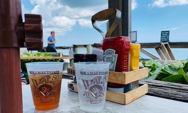 Dining at Waldo’s in the Driftwood Resort