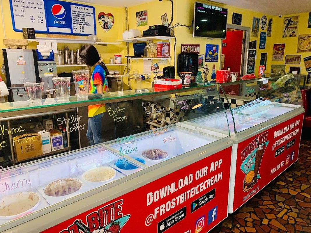 Having Frostbite (ice cream) in July Florida Fun Travel