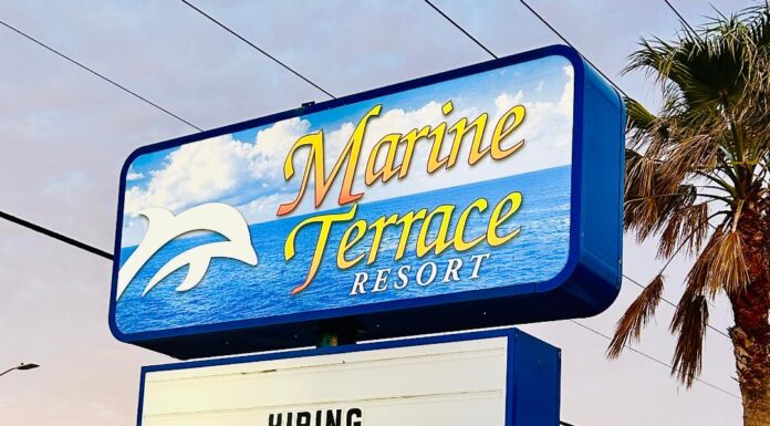 The Marine Terrace Resort – A New Experience Marine Terrace Resort Sign